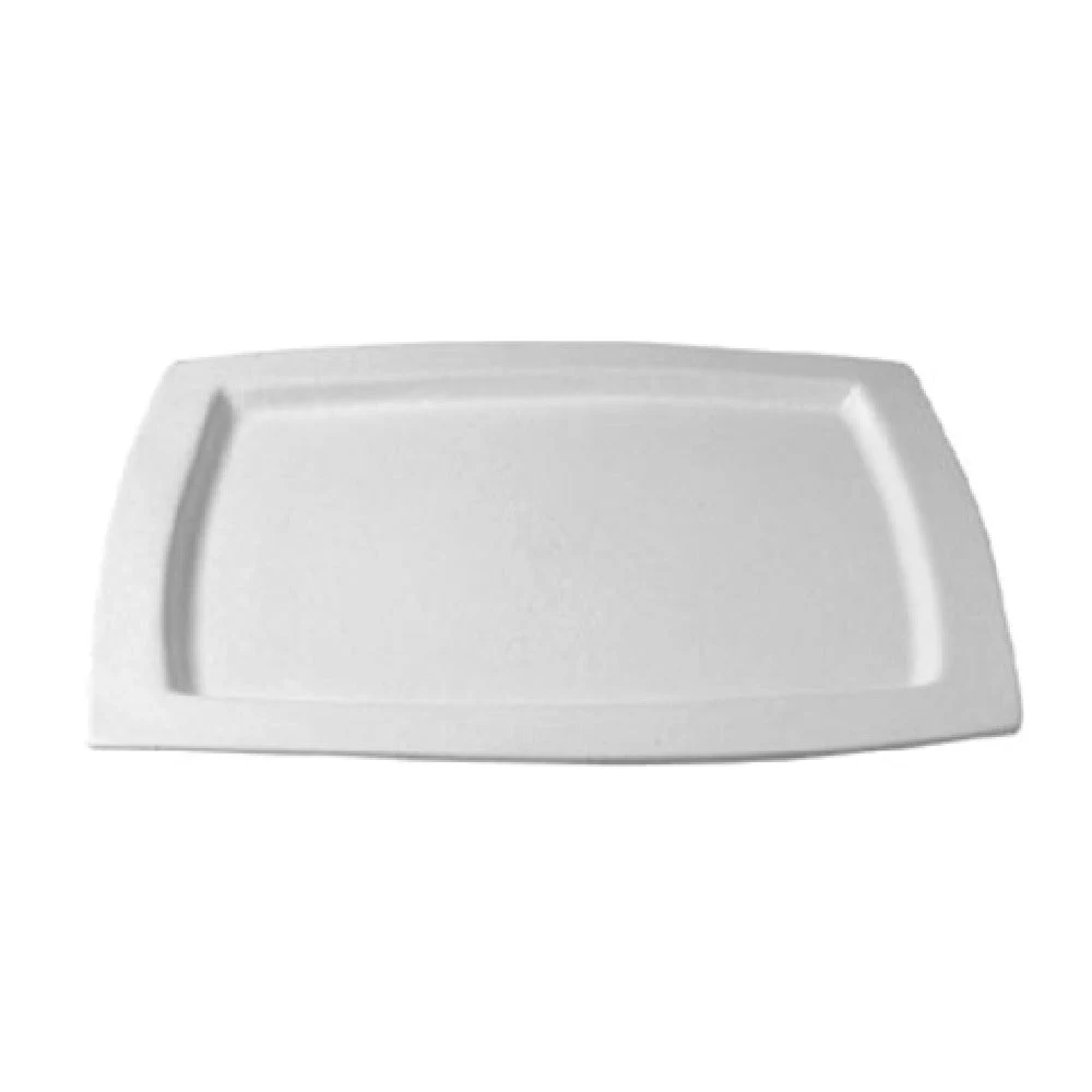 GET Enterprises TU014SB 23-1/2 Inch Width Rectangular No Handle Sky Blue Aluminum Tray