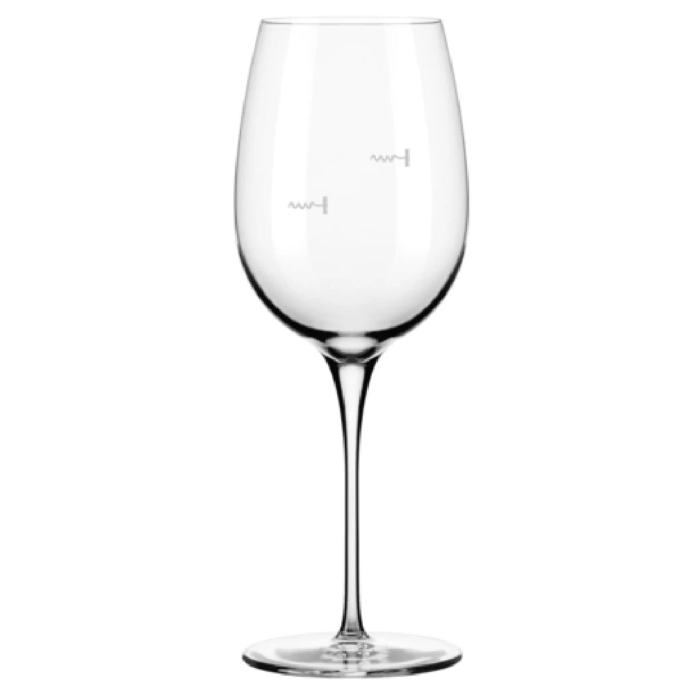 Libbey 9123/U226A 16 Oz Wine Glass Glass with Pour Control Markings