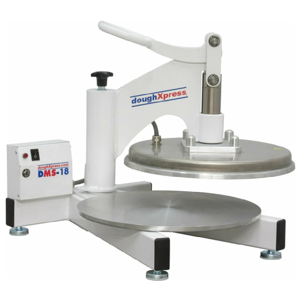 DoughXpress DMS-18-120 18 Inch Pizza Dough Press Manual Operation Aluminum
