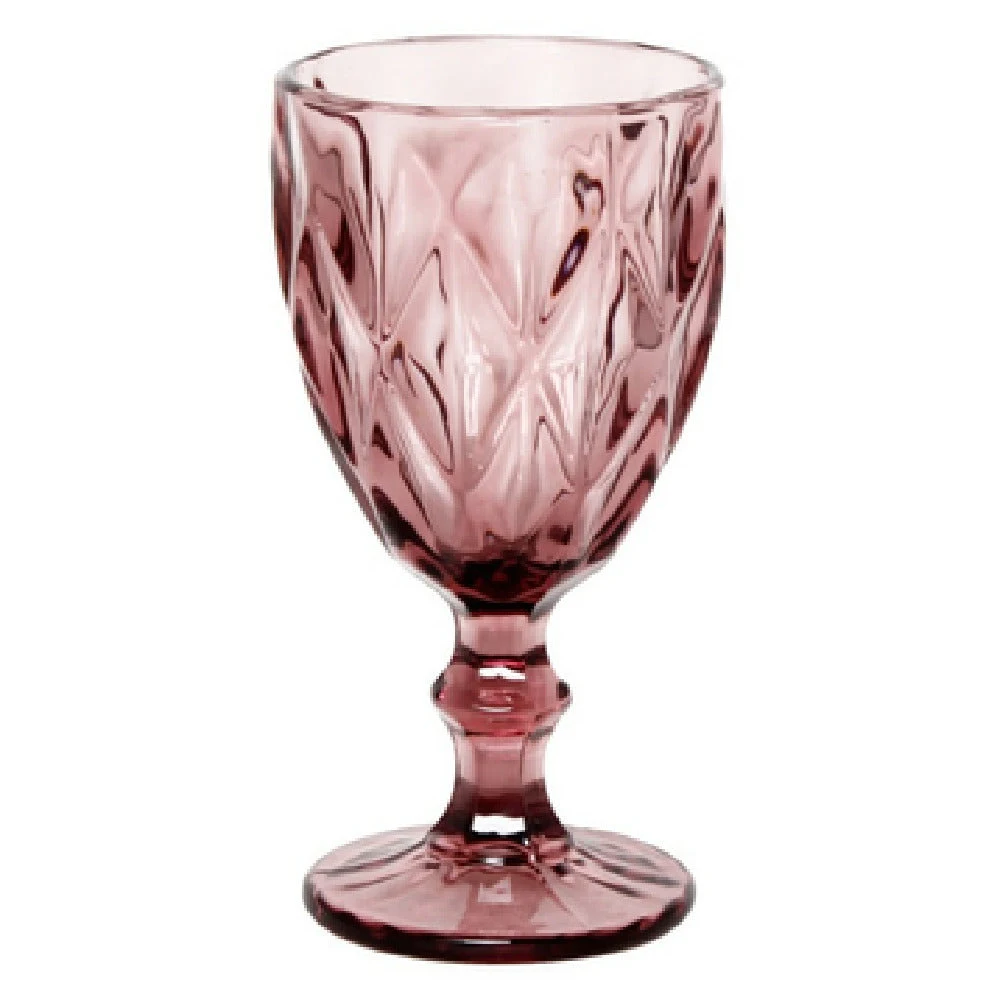 Hospitality Brands FG879002-016 11 Oz Violet Textured Glassware - All Purpose