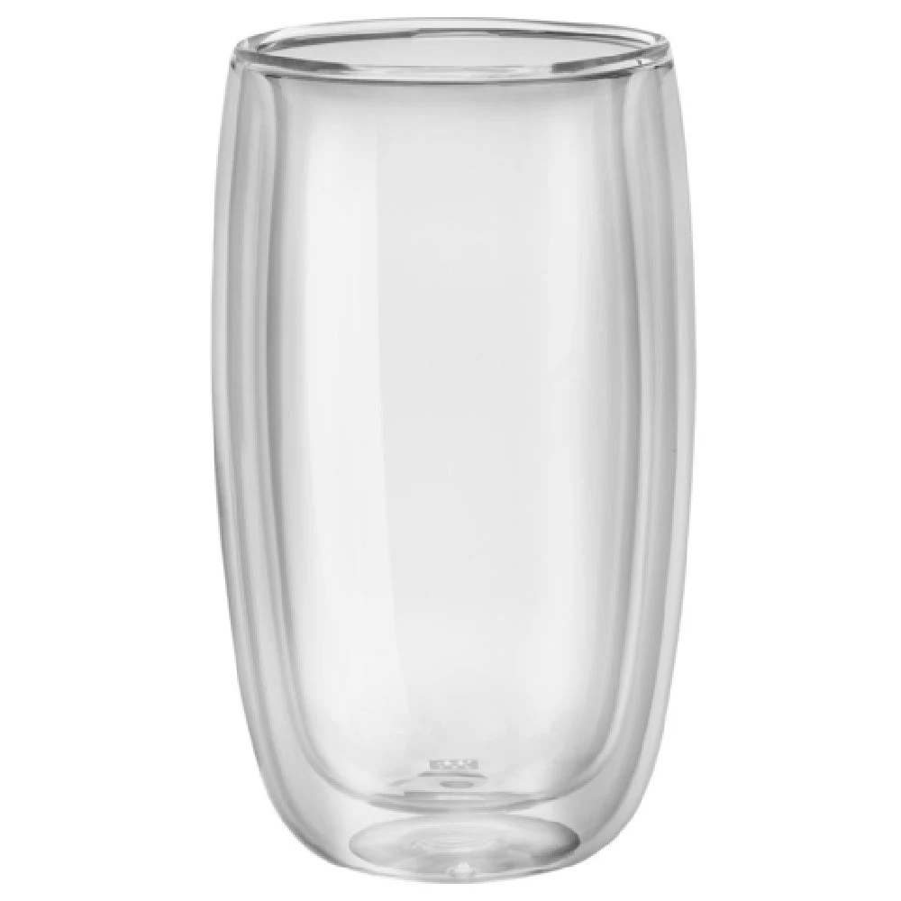Zwilling 39500-088 11.8 Oz Latte Glass Set Double Wall Borosilicate Clear