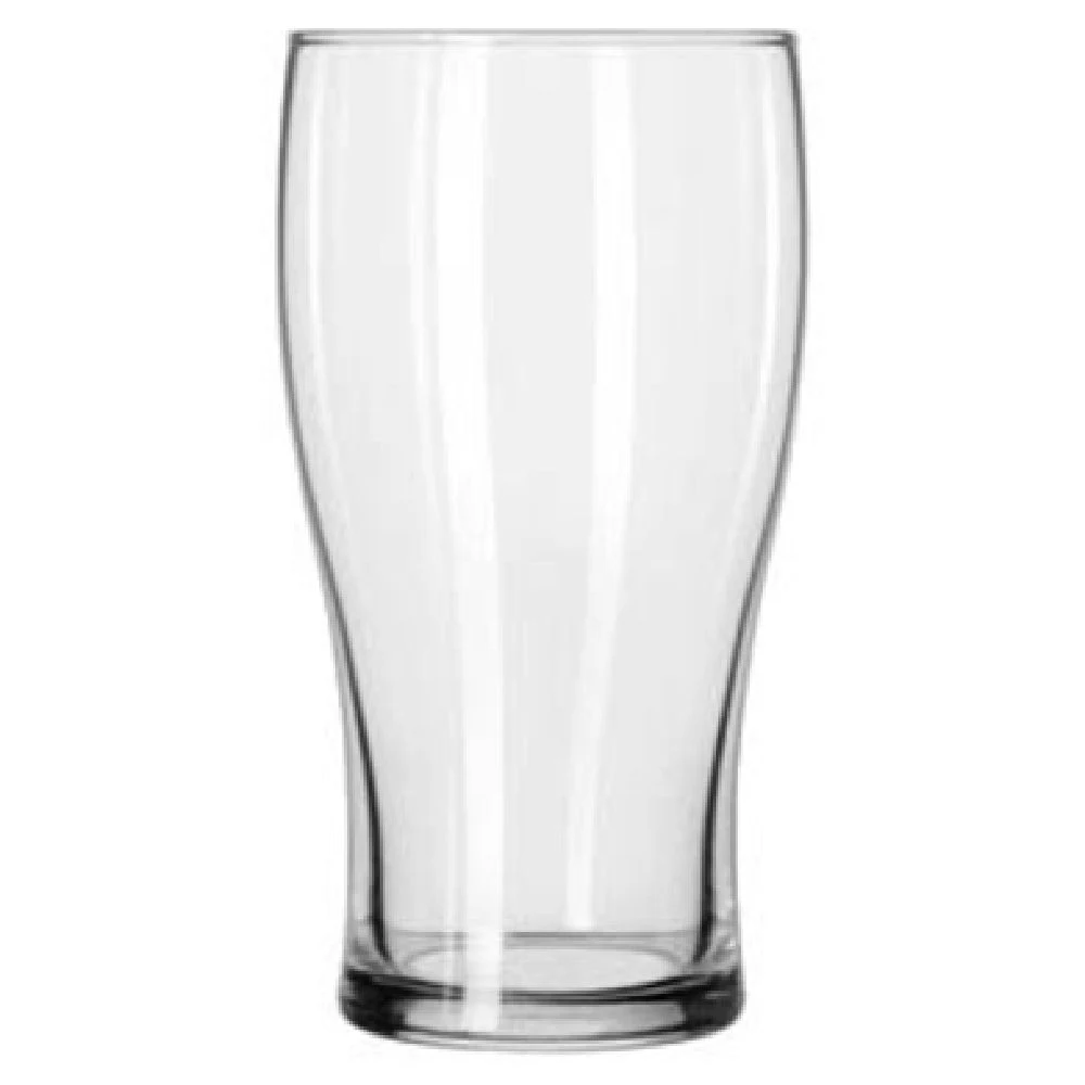 Libbey 4808 16 Oz Glass Safedge Rim Guarantee Pub Glass with Clear Finish