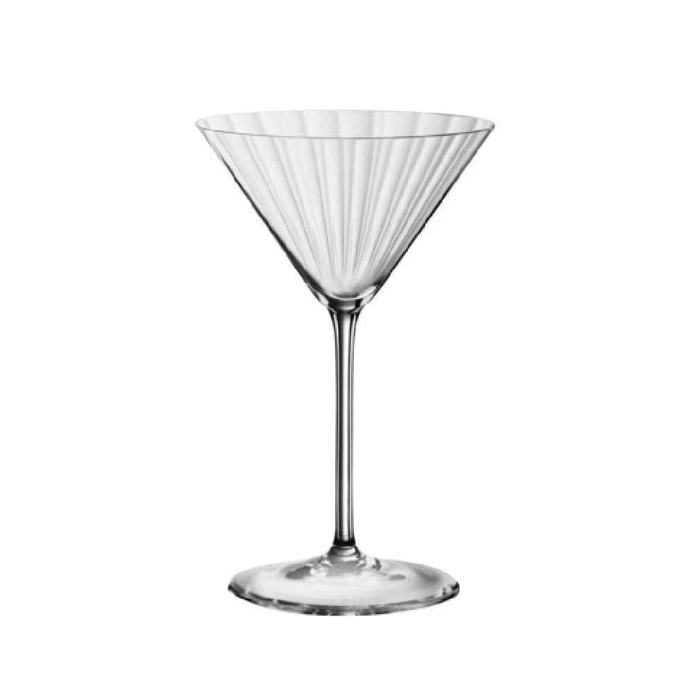 Libbey 4458025 7.5 Oz Dishwasher Safe Lead-free Crystal Martini Glass