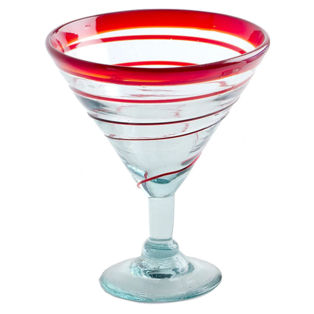 Orion Trading & Design G4667-JW Spiral Cocktail / Margarita Glass 12 Oz. 5