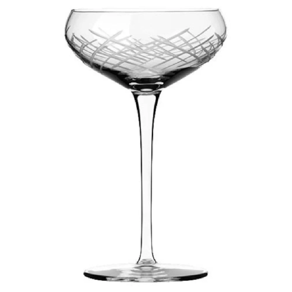 Libbey 9134/69477 8 Oz Crosshatch Cocktail Glass Glass Dishwasher Safe