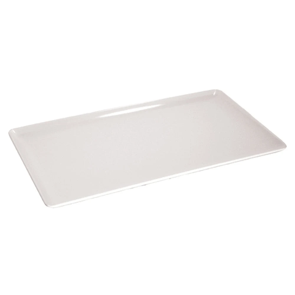 BauscherHepp M-140 18 Inch Rectangular Serving Tray White Melamine