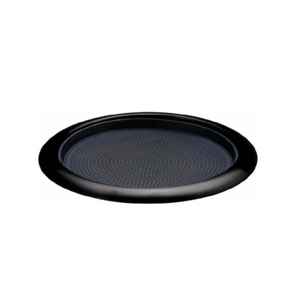 Service Ideas TR119RIBX 11 Inch Removable Insert Non-Slip Tray Black Onyx