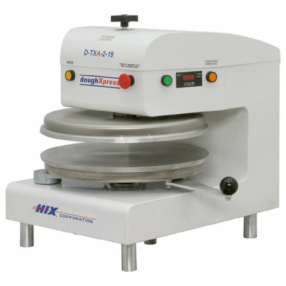 DoughXpress D-TXA-2-18-W 18 Inch Tortilla Dough Press Air Semi-automatic