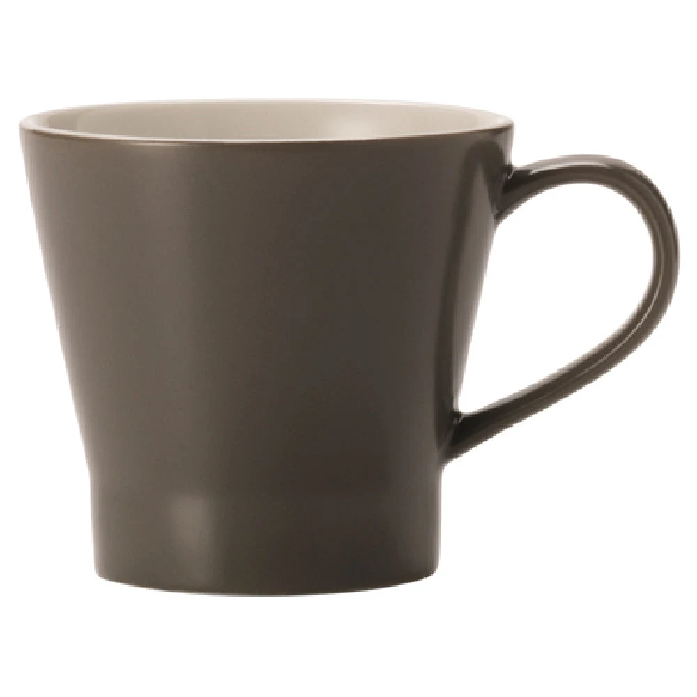 Libbey ENG-12-O 10-3/4 Oz Olive Mug Porcelain - Non-stackable Design