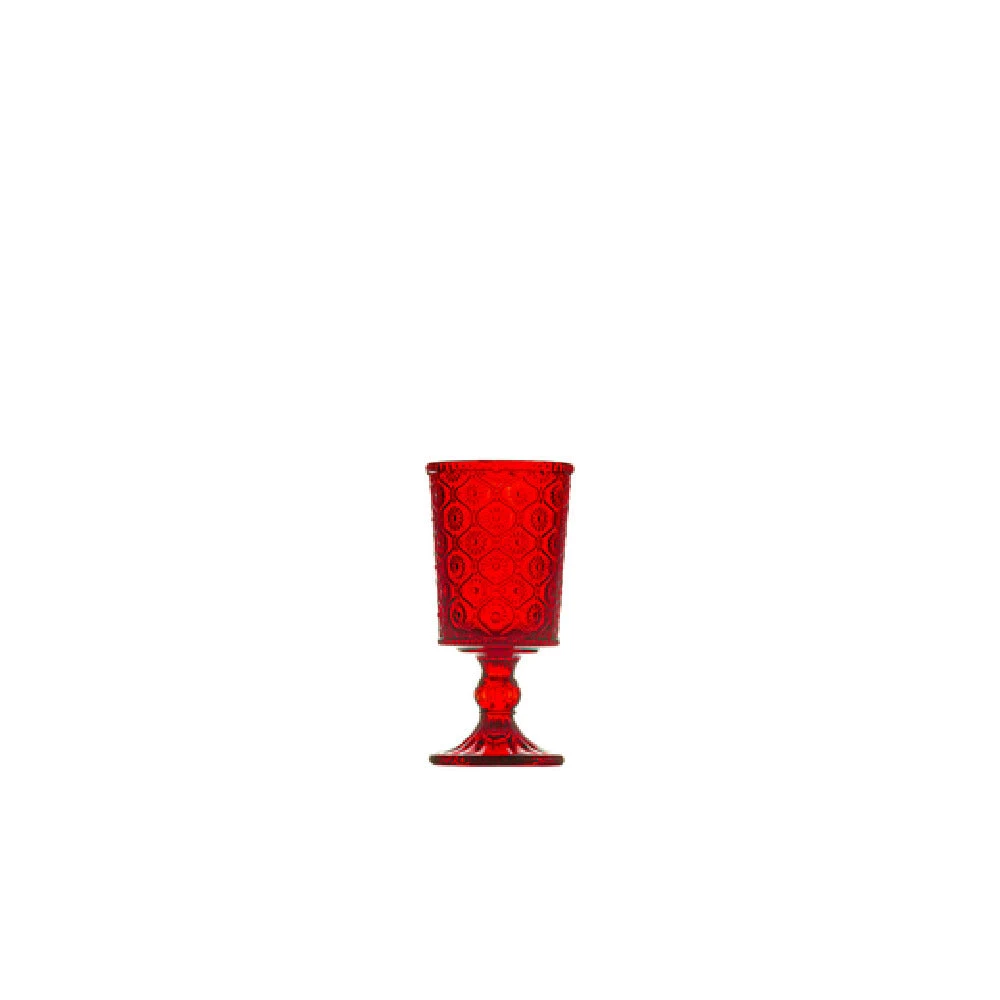 Hospitality Brands FG352001-016 8 Oz Ruby Glass All Purpose Goblet 16 Packs