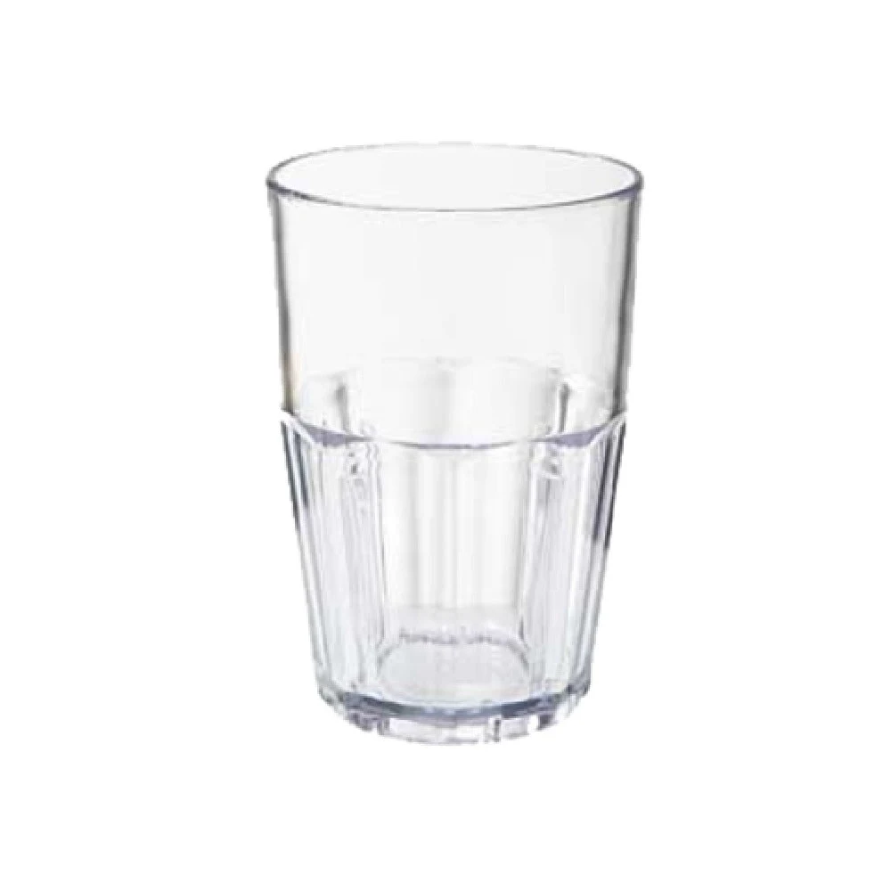GET Enterprises 9914-1-CL 14 Oz Bahama Double Rock Tumbler BPA Free Clear Plastic