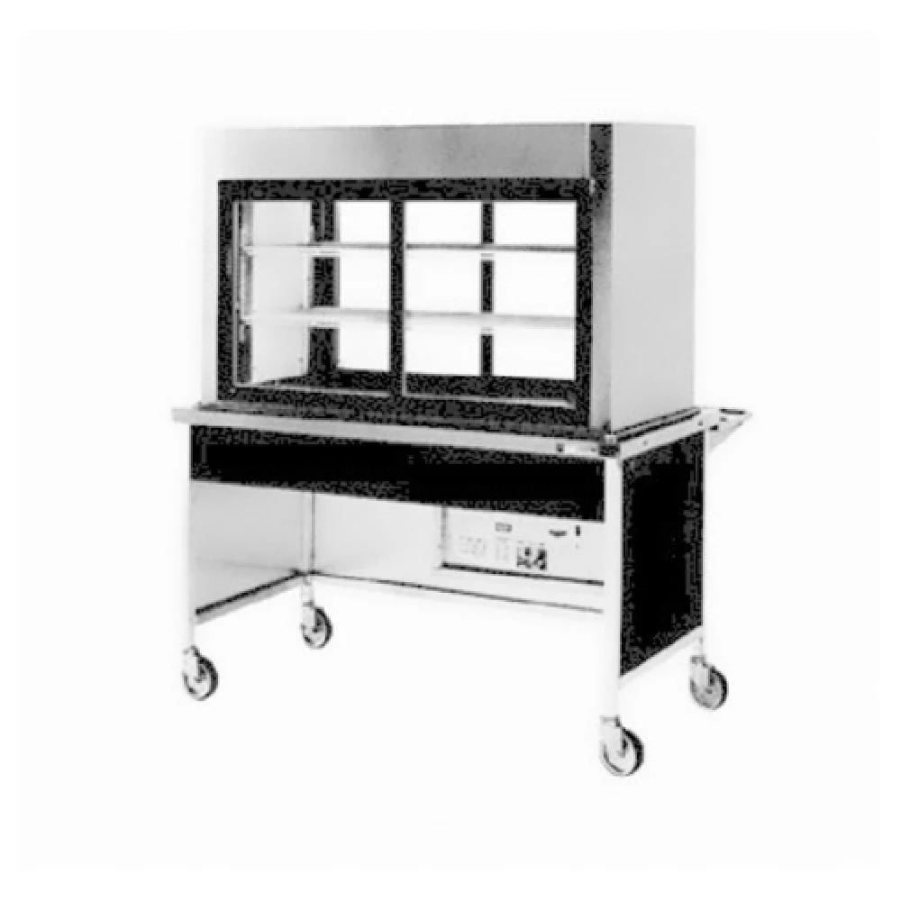 Atlas Metal CAPT-4 64 Inch Cold Food Pass-Thru Display Counter with Refrigeration