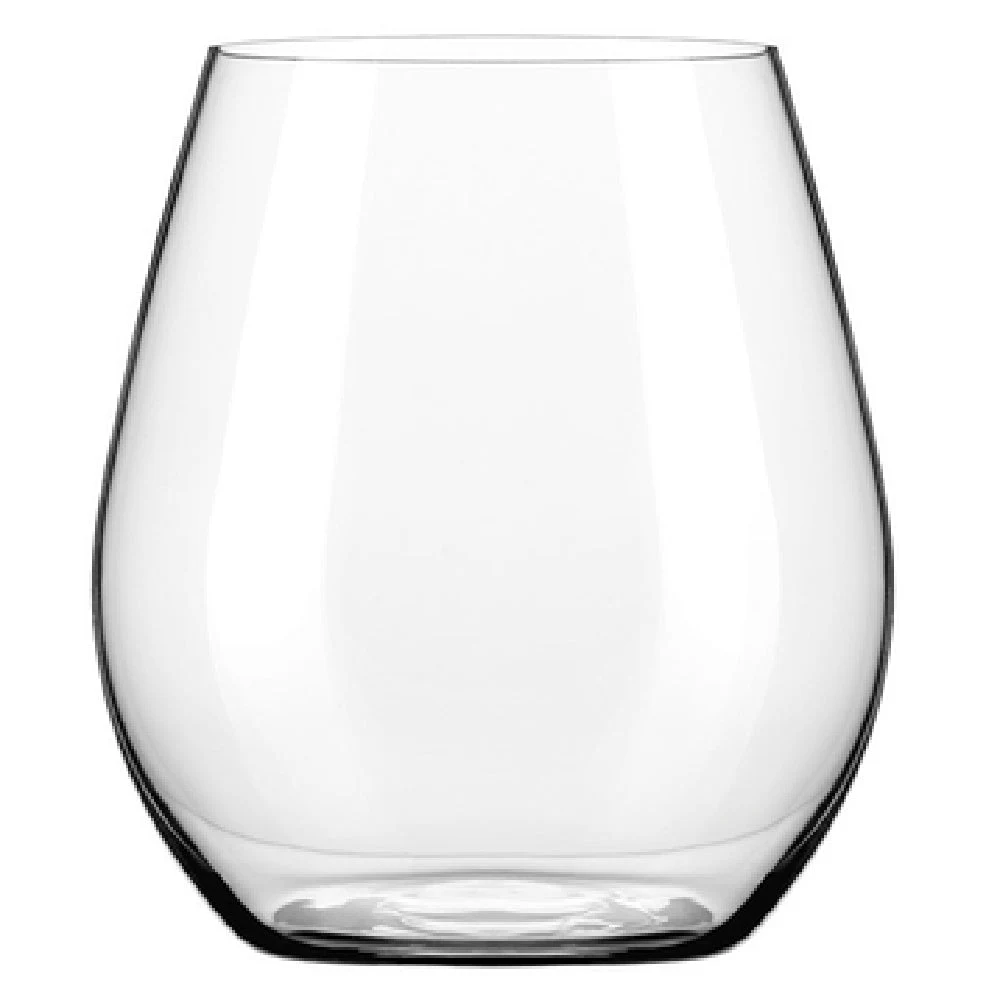 Libbey 9017 18 Oz Stemless Red Wine Glass Clear Glass Durable Design