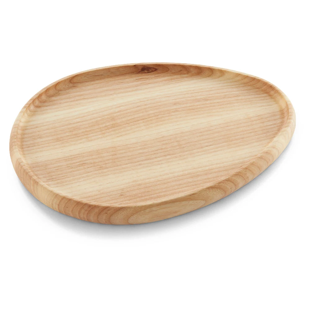 BauscherHepp 53.0166.0435 10 Inch Oval Serving Tray Wood Ashwood 2 Packs