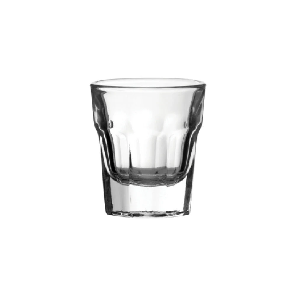 Steelite P52734 1.25 Oz Shot Glass Tempered Soda Lime Clear with Descriptors