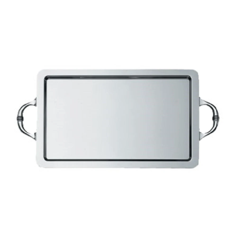 BauscherHepp 06.7838.6040 20-3/4 Inch Rectangular Serving Tray with Handle Stainless Steel