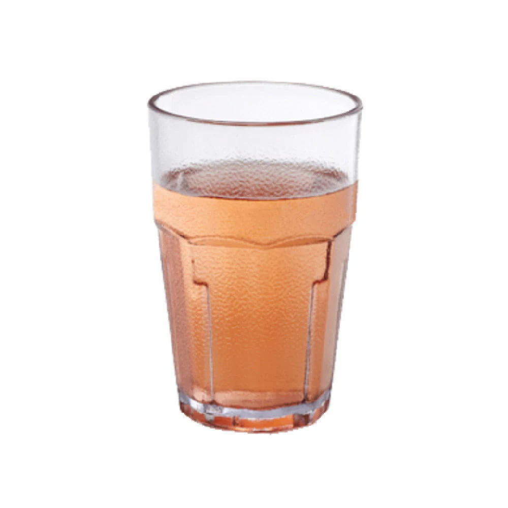 GET Enterprises 9911-CL 10 Oz Clear Tumbler BPA Free Textured Plastic 72 Packs