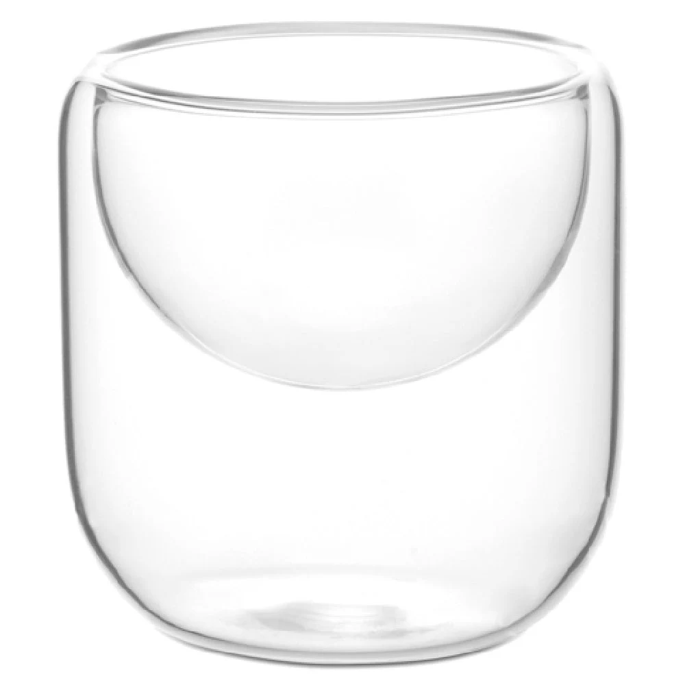 JB Prince RB113 1 Oz Comatec Disposable Cup Double Wall Plastic Transparent Pack