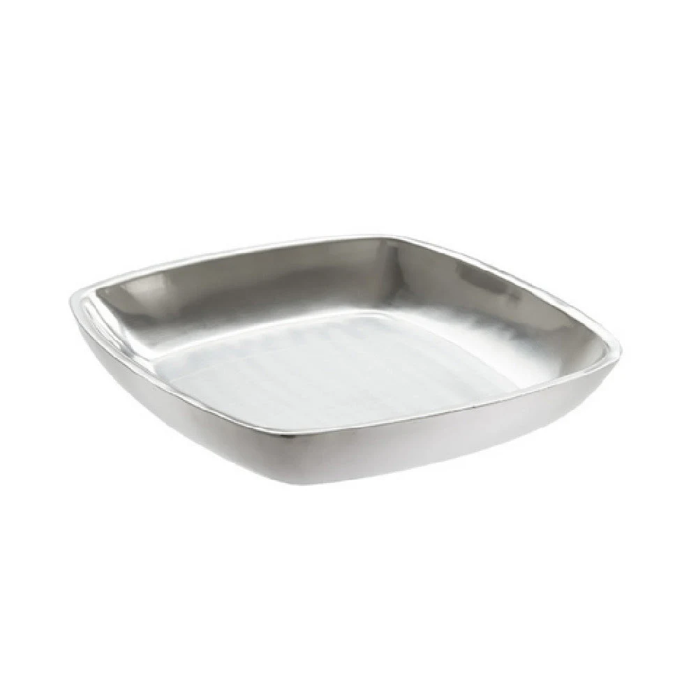 American Metalcraft DWSSEA12 12-1/8 Inch Square Seafood Tray Double Wall Stainless Steel with Durable Design