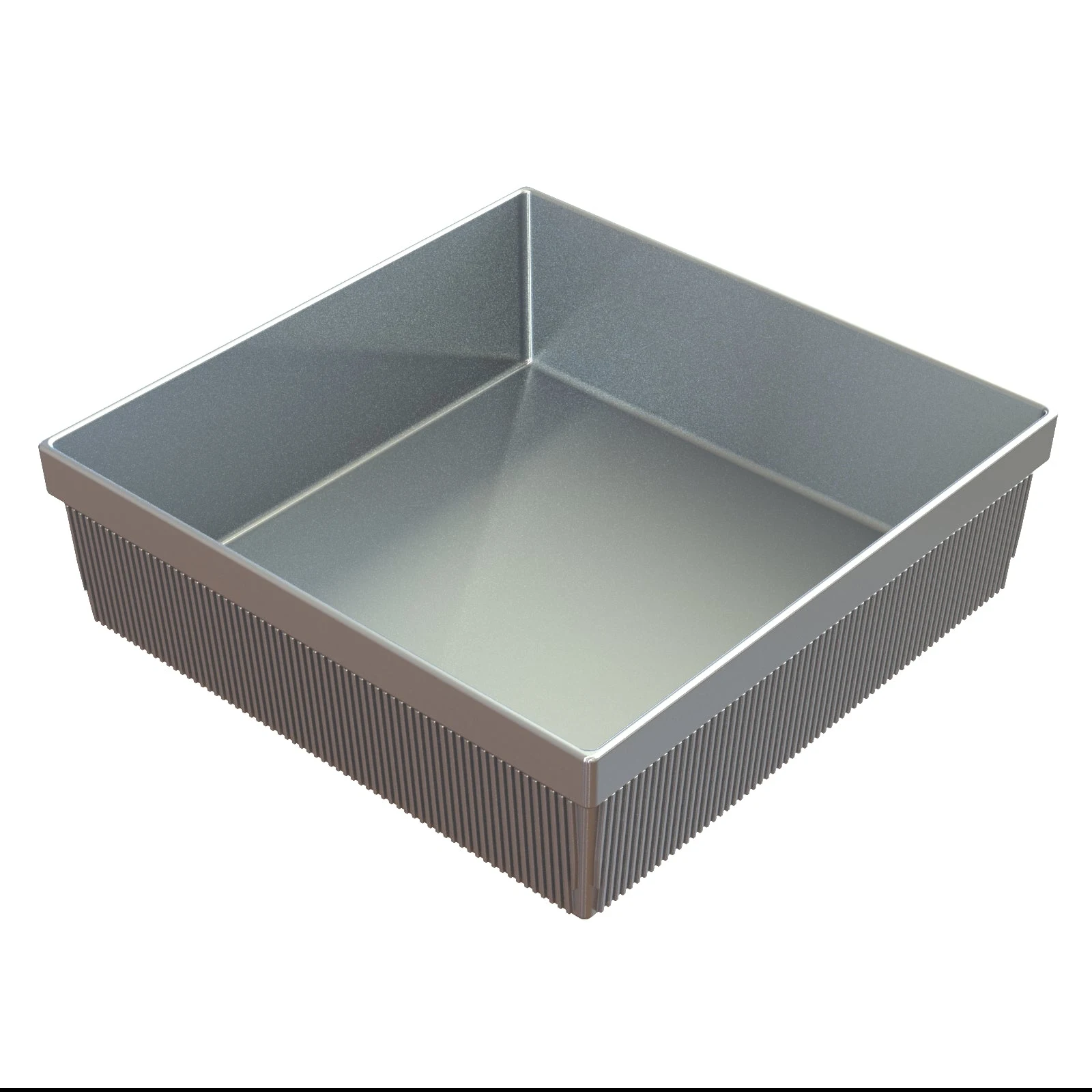 Tablecraft CW1494N 24 Qt Bowl Square Cold Holding Aluminum with NSF