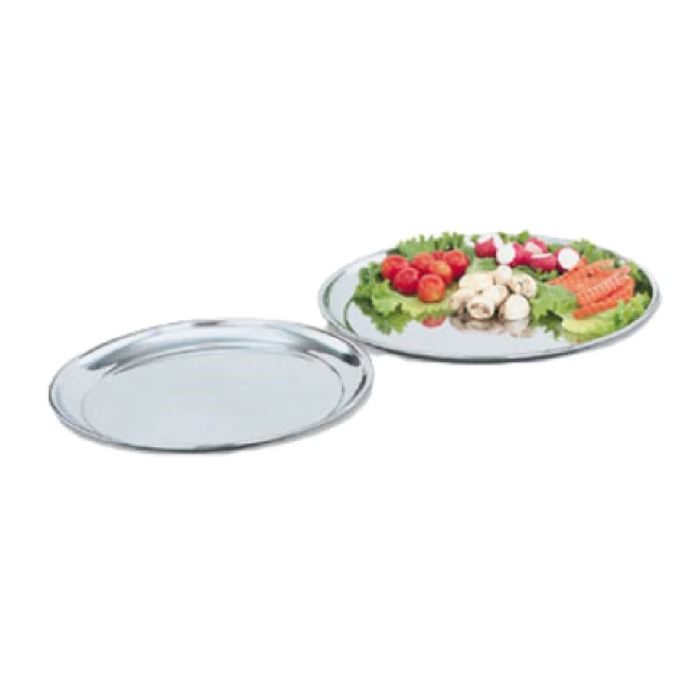 Vollrath 47216 15 7/8 Inch Round Serving Tray Stainless Steel Imported