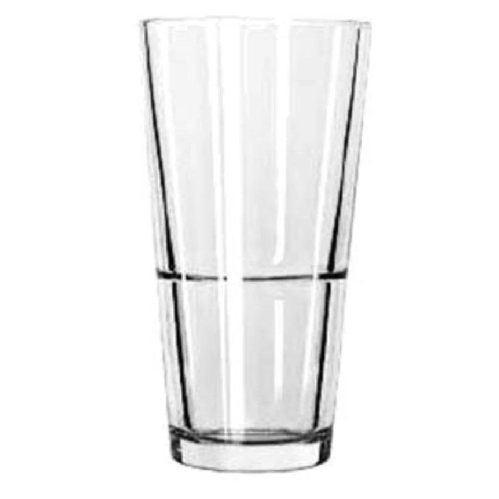 Libbey 15791 20 Oz Mixing Glass Clear DuraTuff Glass Stackable