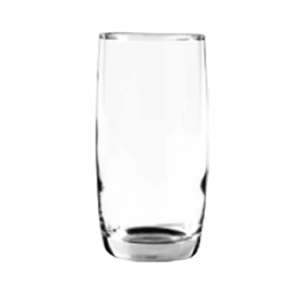 International Tableware 411 15 Oz Clear Round Glass Stemless for Beverage Service