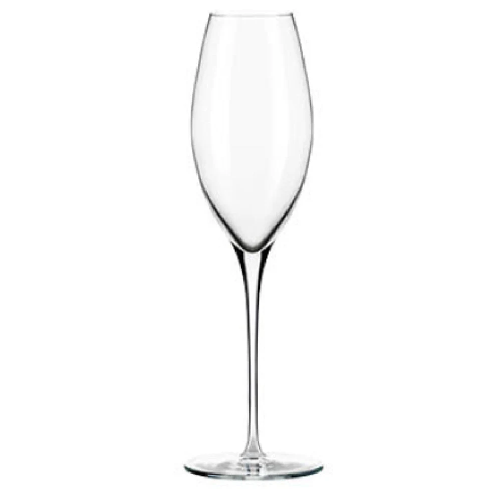 Libbey 9432 8-3/4 Oz Flute Glass Seam-free Glass Stemmed ClearFire Glass