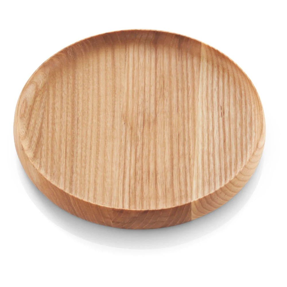 BauscherHepp 53.0140.0435 6.3 Inch Round Tray Wood Ashwood with Style Lights by WMF