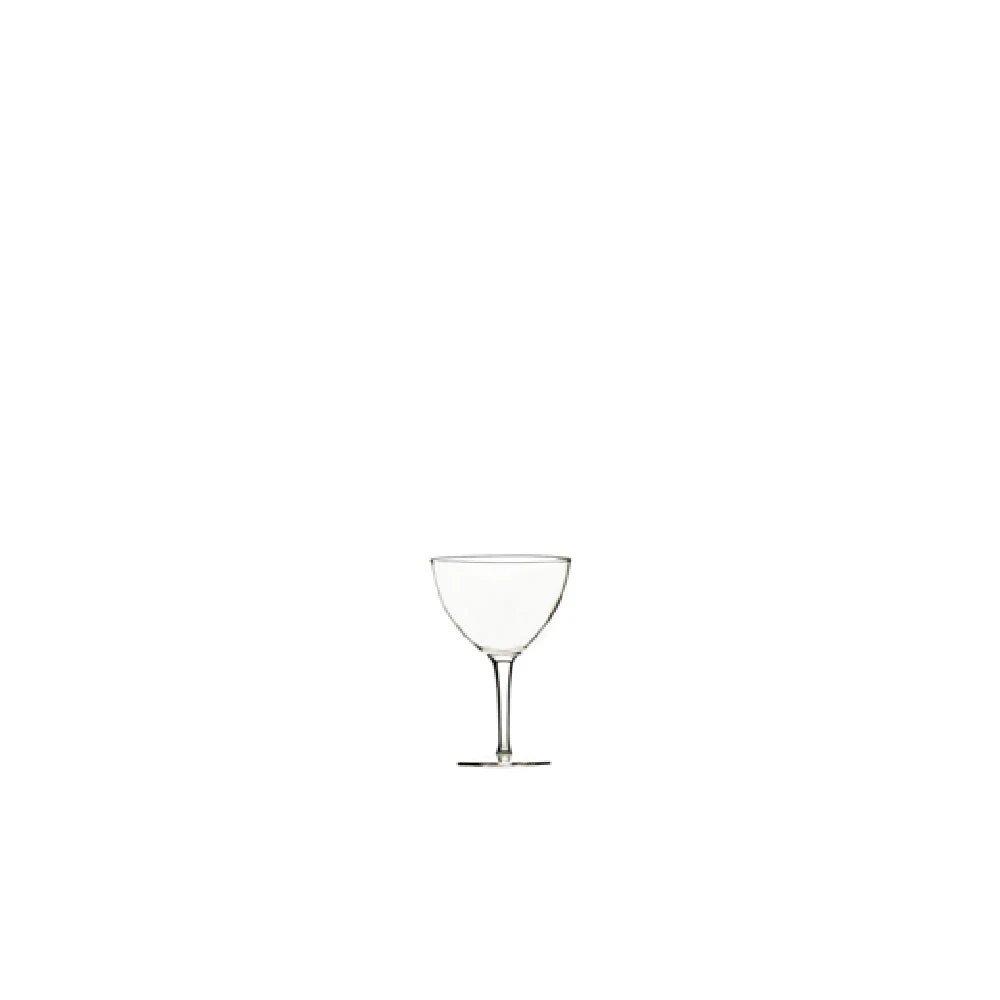 HG90706-006 6.5 Oz. Handmade Lead-Free Crystal Coupetini Glass with Sheer Rim