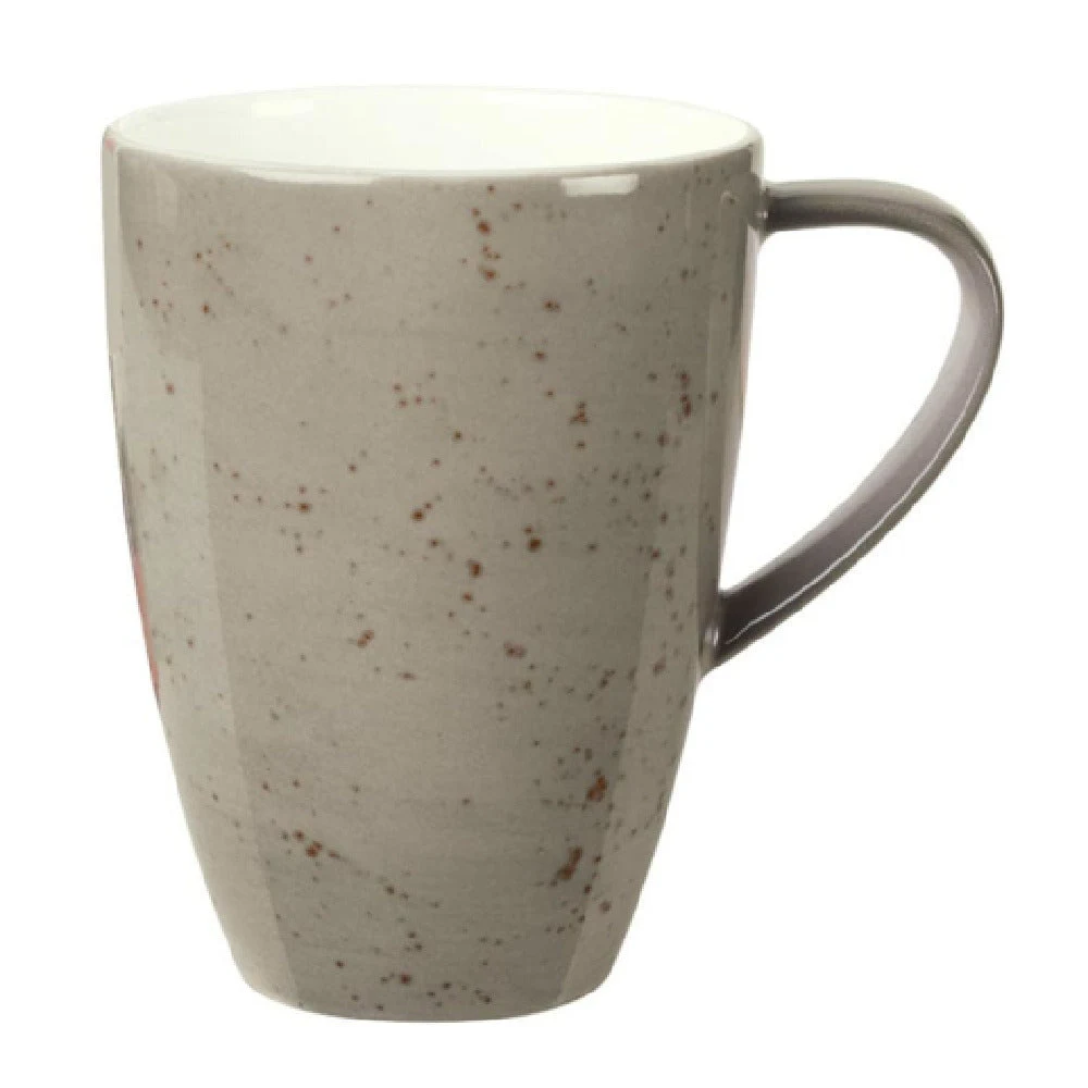 Libbey 9385630-63043 10 Oz Mug Porcelain Pottery Unique Pattern with Handle