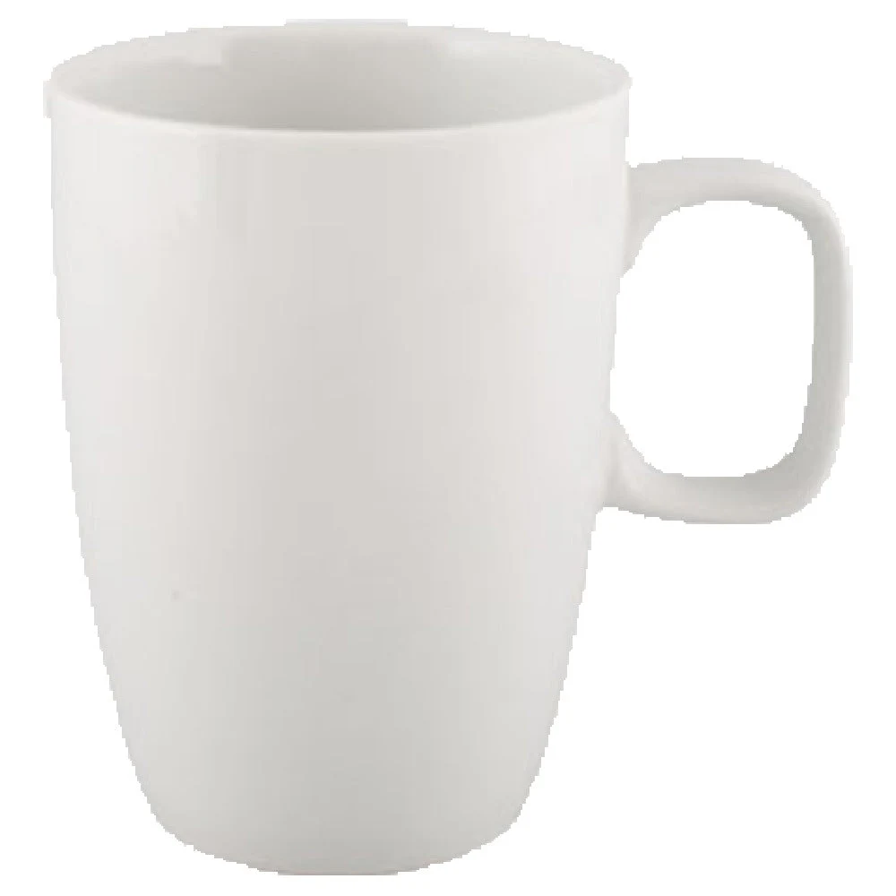 Vertex China ARG-168 16 Oz Mug Porcelain Round with Handle Bright White
