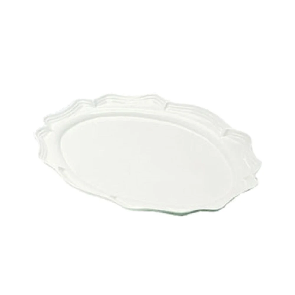 Bon Chef 2027DUSTYR 12-1/2 Inch Oval Platter Aluminum Dusty Rose