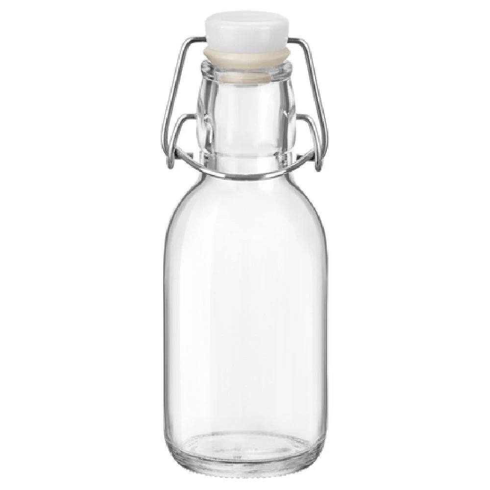 Steelite 49137Q471 8-1/2 Oz Glass Swing Top Bottle with Airtight Closure