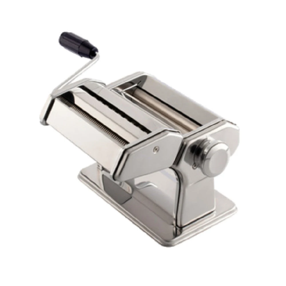 Louis Tellier N8001C 8 Inch Compact Manual Pasta Machine with Clamp and Accessories