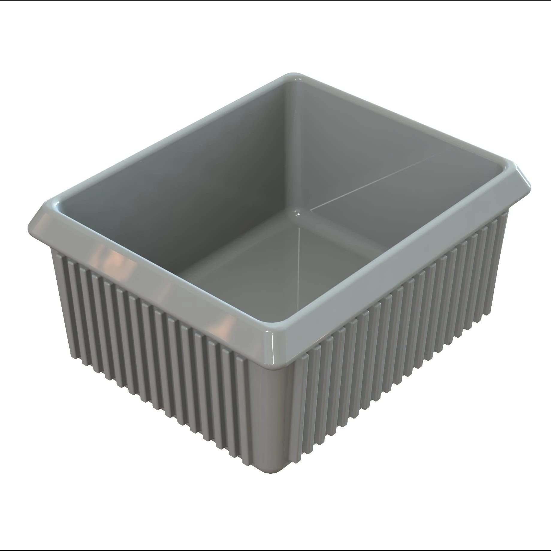 Tablecraft CW1500GY 1 Quart Server Bowl Cold Holding Cast Aluminum Grey