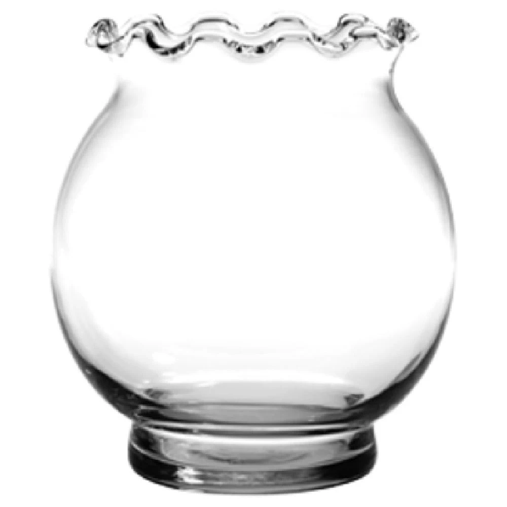 Anchor Hocking 3355DHR1 4-3/4 Inch Diameter Footed Glass Ivy Ball Votive