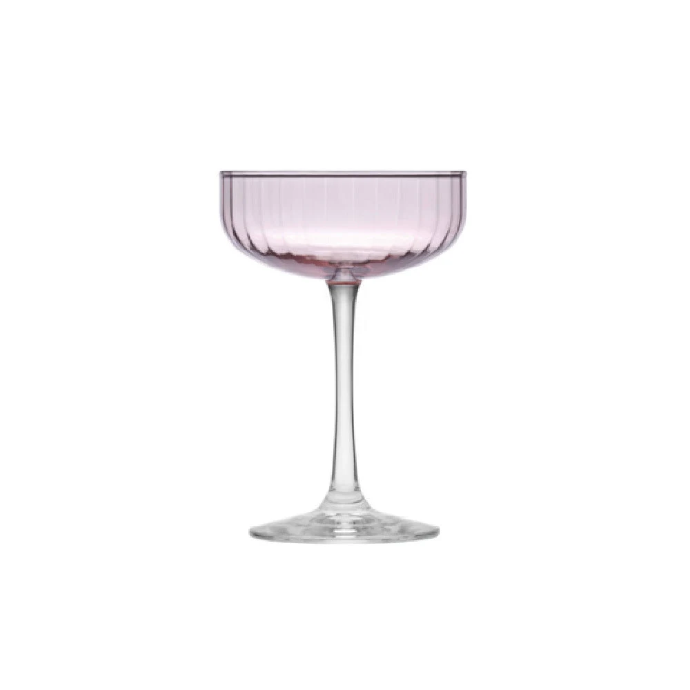 Libbey 7401/AG8N1P 8.5 Oz Coupe Glass Blush Glass Cocktail Martini Case