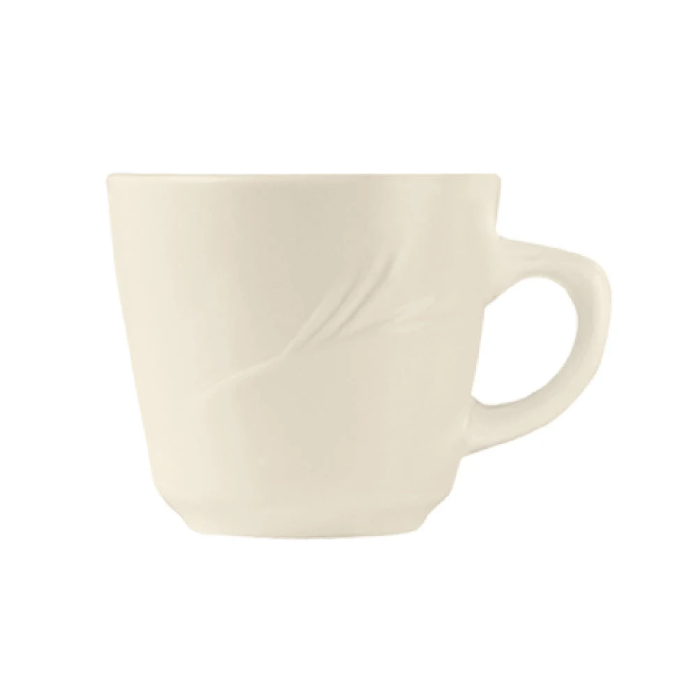 Libbey END-3 7 Oz Tall Porcelain Cup Cream White - Case