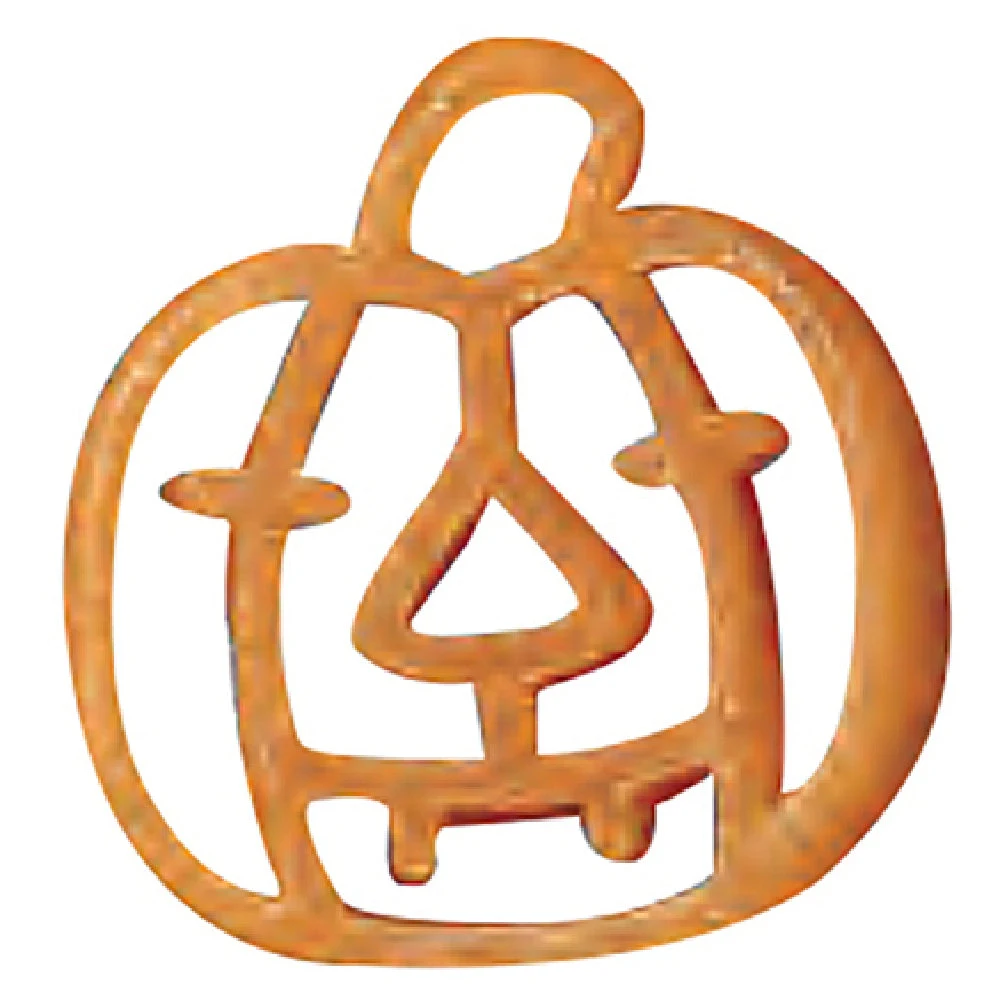 Arcobaleno Pasta Equipment AEX18#529/04 10cm Pumpkin Extruder Die Bronze with Descriptors