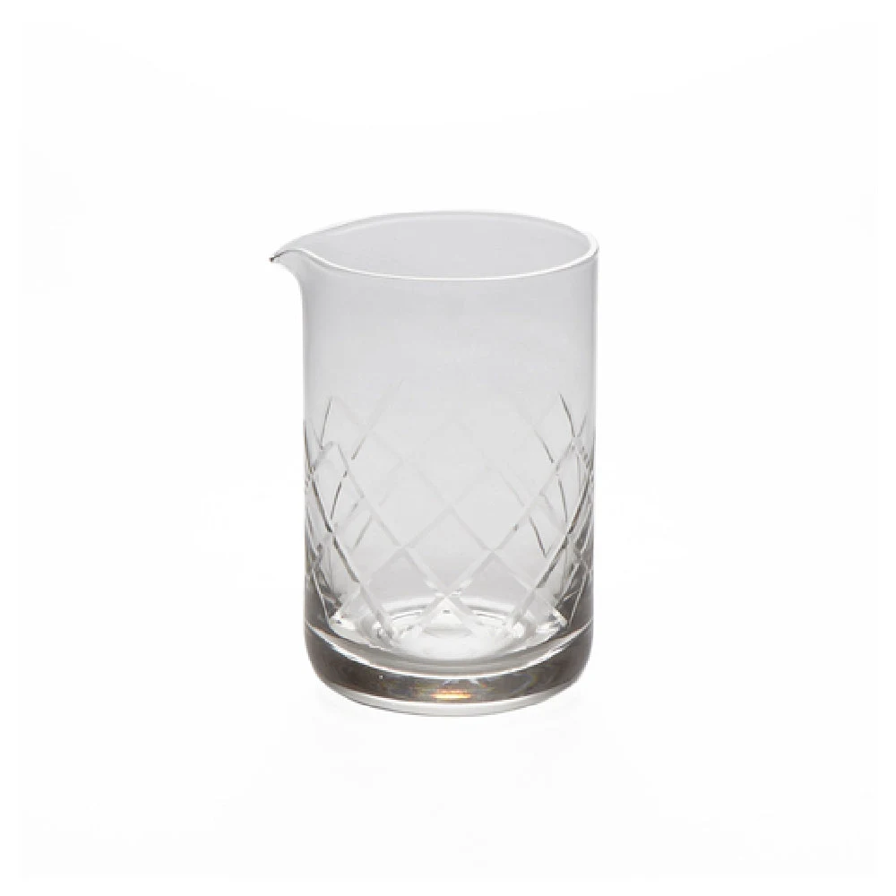 American Metalcraft MGD20 20 Oz. Hand Cut Mixing Glass Clear Non-Tempered Glass