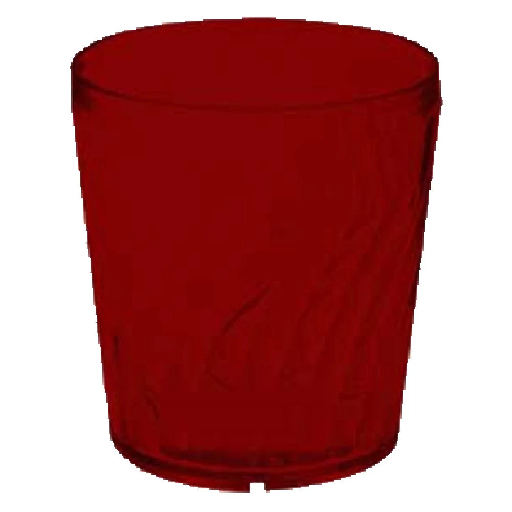 GET Enterprises 2209-1-R 9 Oz Plastic Tumbler Red with Textured SAN Finish