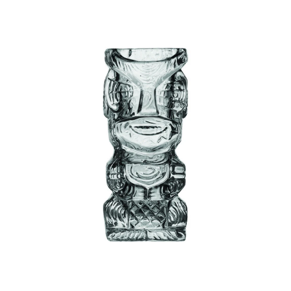 Hospitality Brands HGL10021-006 9 Oz Premium Glass Tiki Glass 3.5 Inch Diameter
