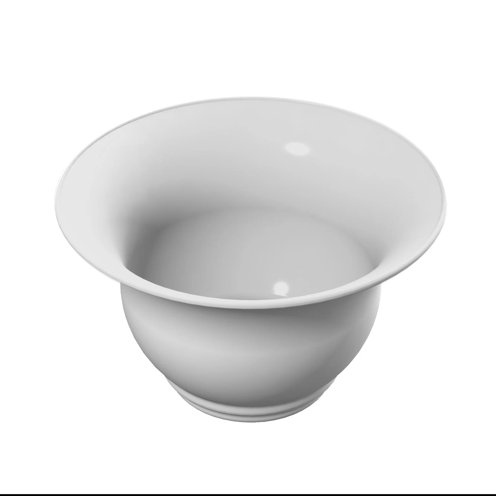 Tablecraft CW3130W 3-1/4 Qt Cold Salad Bowl Round Cast Aluminum White Finish