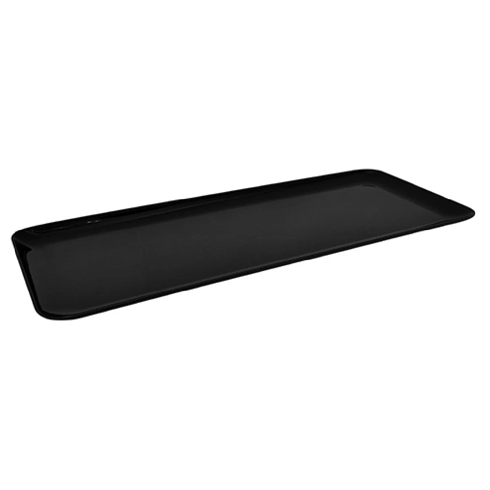 BauscherHepp TB220 23 Inch Tray Rectangular Black SAN for Serving and Display