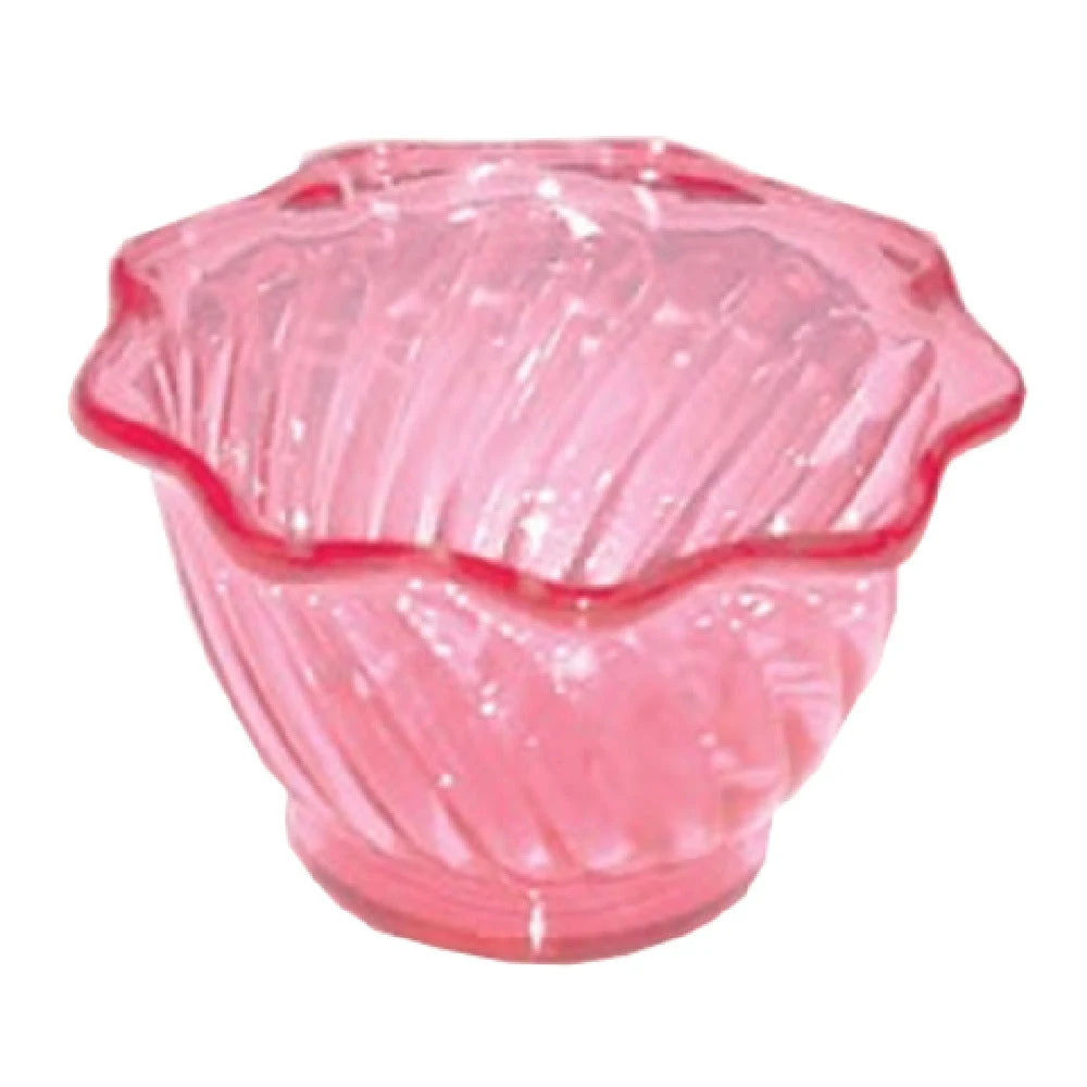 Yanco DS-005P 6 Oz Purple Flower Shaped Dessert Dish Plastic Sold By Case