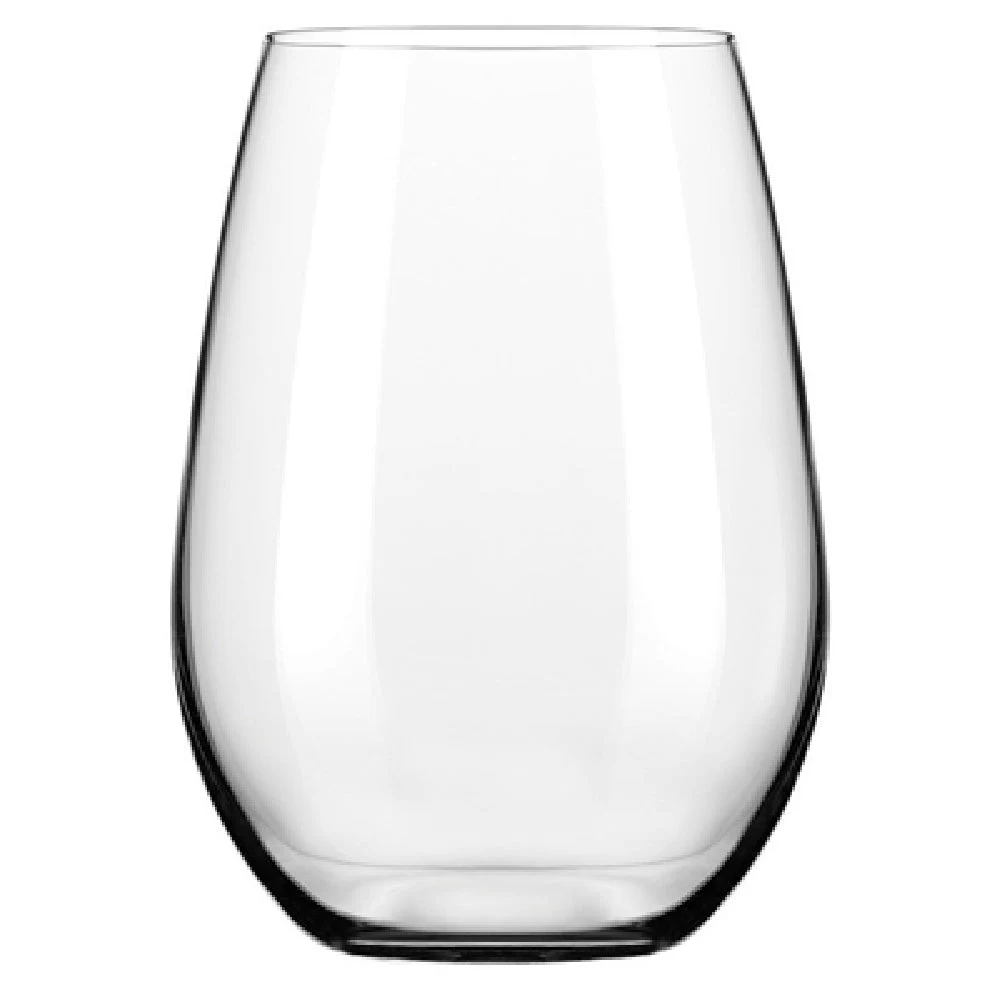 Libbey 9016 21 Oz Stemless Wine Glass ClearFire Glass High Durability