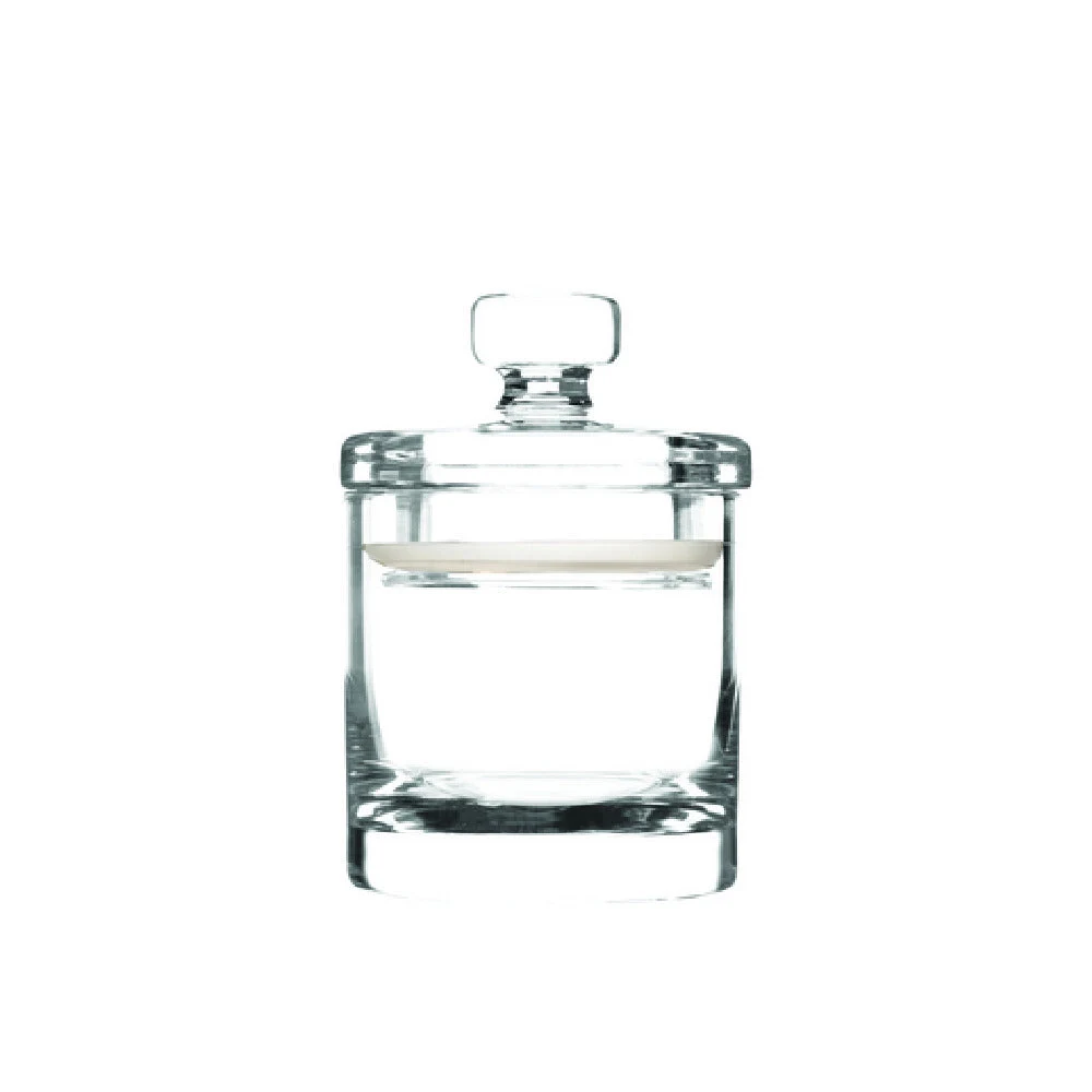 Hospitality Brands HU100-003 4 Inch Unbreakable Storage Jar Polycarbonate Crystal Sapphire