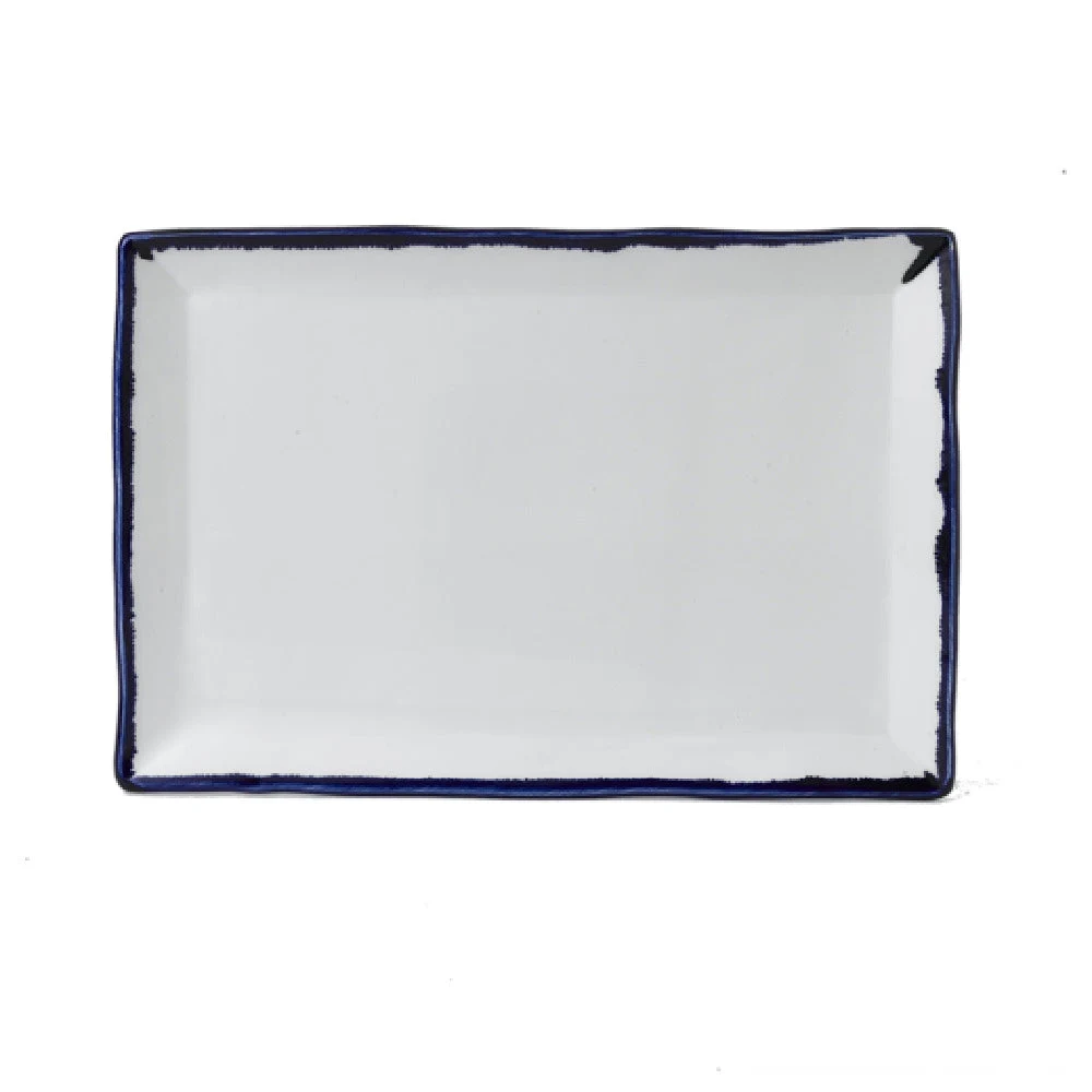 Arc Cardinal HIR13 9 Inch Dudson Harvest Ink Rectangle Tray Vitrified Ceramic
