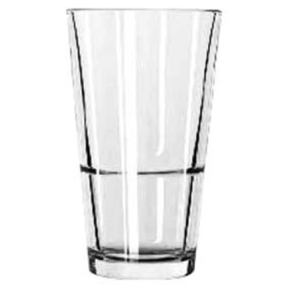 Libbey 15790 16 Oz Stackable Mixing Glass Clear DuraTuff Glass